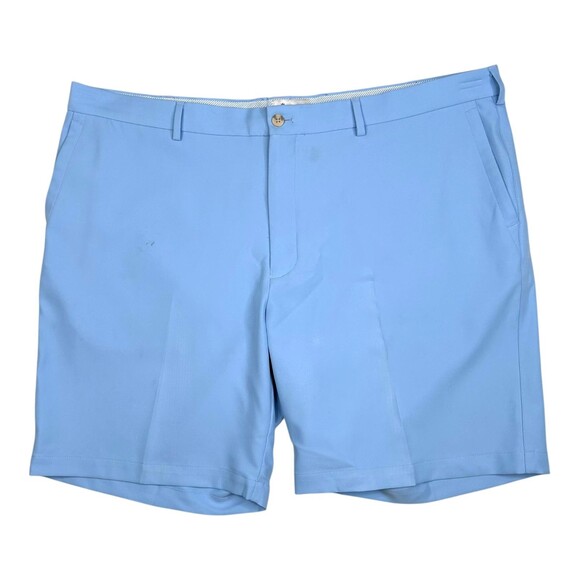 Peter Millar Shorts Mens 44 Blue Performance Golf Lightweight Polyester Summer - Picture 1 of 6